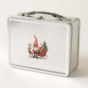 Kerstlicht Gnome Kerstman Slede Rijdt Hoi