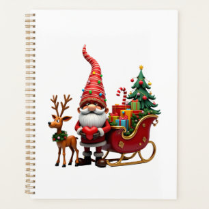 Kerstlicht Gnome Kerstman Slede Rijdt Hoi Planner
