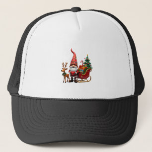 Kerstlicht Gnome Kerstman Sleet Rijden Hallo Trucker Pet
