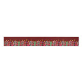 Kerstlicht Grosgrain Lint (Voorkant)