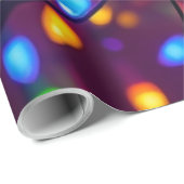 Kerstlicht inpakpapier. cadeaupapier (Rol Hoek)