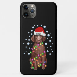 Kerstlicht Met Labrador Retriever Hond Sfeer Case-Mate iPhone Case