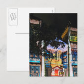 Kerstlicht Show in Medellin Colombia Feestdagenkaart (Voorkant / Achterkant)