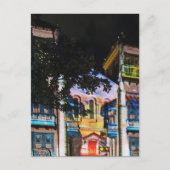 Kerstlicht Show in Medellin Colombia Feestdagenkaart (Voorkant)