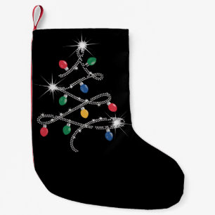 Kerstlichtboom Rhinestone Mega Bling  Kleine Kerstsok