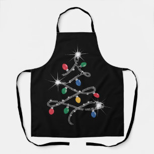 Kerstlichtboom Rhinestone Mega Bling  Schort