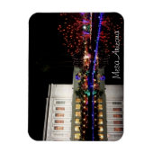 Kerstlichten bij de tempel magneet (Verticaal)