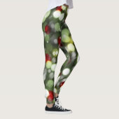 Kerstlichten Broek met Sneeuw Leggings (Rechts)