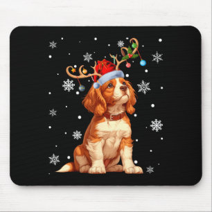 Kerstlichten Cavalier King Charles Spaniel Kerstmi Muismat