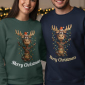 Kerstlichten Eland Trui