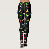 Kerstlichten Leggings (Achterkant)