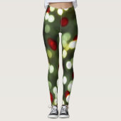 Kerstlichten Leggings (Voorkant)