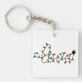Kerstlichten Liefde Sleutelhanger (voorkant)