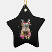 Kerstlichten Nijlpaard Fiona Hippopotamus Liefhebb Keramisch Ornament (Links)