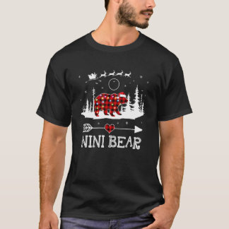 Kerstlichten Pyjama Matching Rode Geruite Nini Be T-shirt