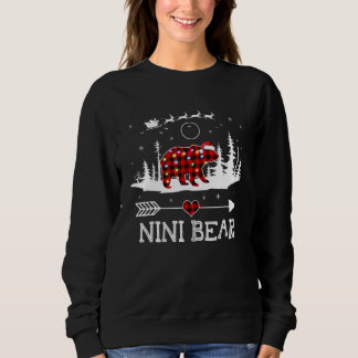 Kerstlichten Pyjama Matching Rode Geruite Nini Bee Trui