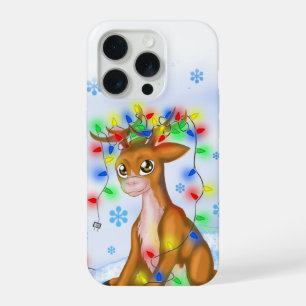 Kerstlichten Rendier iPhone 15 Pro Case