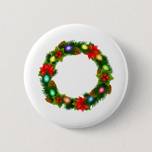 kerstlichten ronde button 5,7 cm (Voorkant)