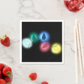 kerstlichten servet (Insitu)