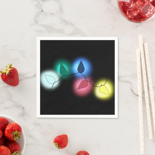 kerstlichten servet (Insitu)