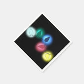 kerstlichten servet (Hoek)