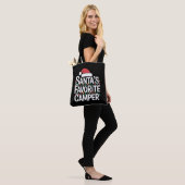 Kerstlichten Sinterklaas Favoriete Kampeerder Sint Tote Bag (Op model)