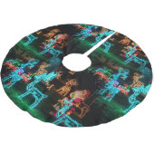 kerstlichten xmas tree skirt kerstboom rok (Gekanteld)
