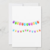 Kerstlichtfeestkaart Feestdagenkaart (Voorkant)