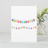 Kerstlichtfeestkaart Feestdagenkaart (Staand voorkant)