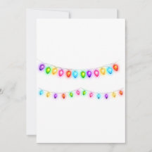 Kerstlichtfeestkaart