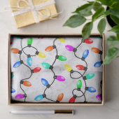 Kerstlichtjes In De Sneeuw Tissuepapier (Geschenk)
