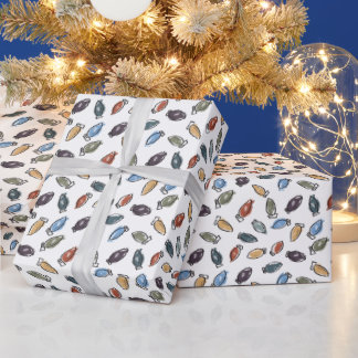 Kerstlichtjes Inpakpapier