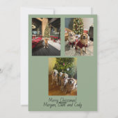 Kerstlichtjes Kerstkaart (Achterkant)