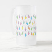 kerstlichtjes matglas bierpul (Voorkant links)