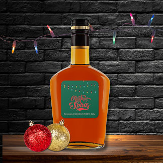 Kerstlichtjes met eigen naam kerstverlichting groe vierkante sticker