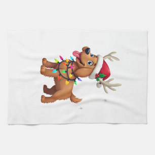 Kerstlichtjes Soft Coated Wheaten Terrier Hond T Theedoek