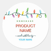 Kerstlichtjes Vakantie Handgemaakt door Label