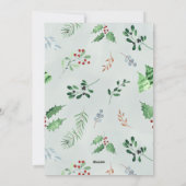 Kerstlichtjes Vrolijk Kerstmis Familie Foto Feestdagenkaart (Achterkant)