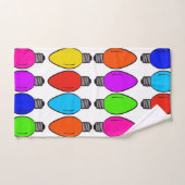Kerstlichtjespatroon Bad Handdoek (Handdoek)