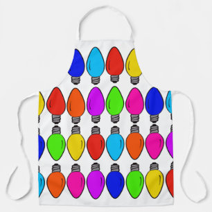Kerstlichtjespatroon Schort