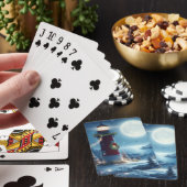 Kerstlichtopstand voor zee pokerkaarten (Insitu)
