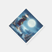 Kerstlichtopstand voor zeevaart servet (Hoek)