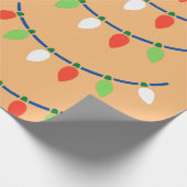 Kerstlichtpapier Cadeaupapier (Hoek)