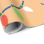 Kerstlichtpapier Cadeaupapier (Rol Hoek)