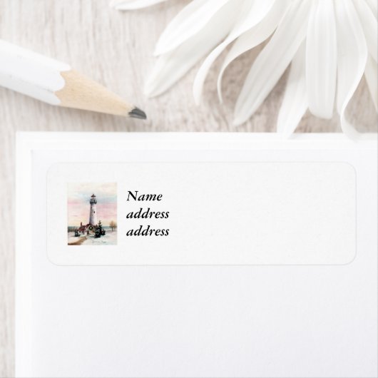 Kerstlichtretour-label Etiket (Insitu)