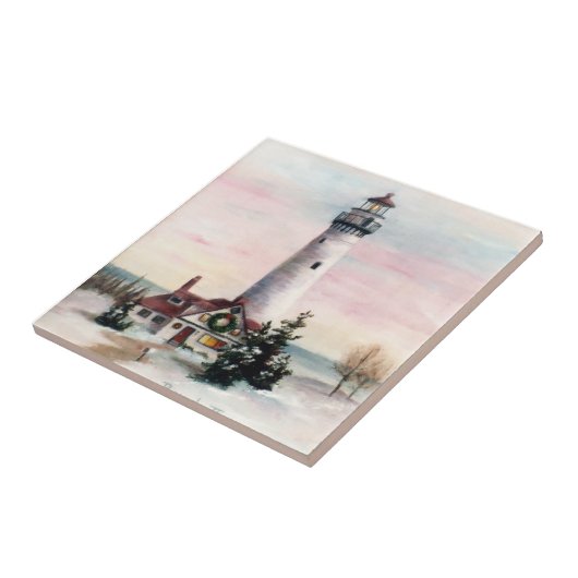 Kerstlichttegel Tegeltje (Zijkant)