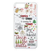 Kerstlied Design Phone Case (Achterkant)