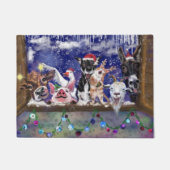 Kerstlied - Dierenfeest Deurmat (Voorkant)