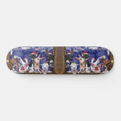 Kerstlied - Dierenfeest - Happy Persoonlijk Skateboard (Horizontaal)