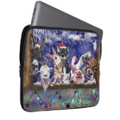 Kerstlied - Dierenfeest Laptop Sleeve (Voorkant Rechts)